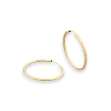 Ékszerkirály 14k arany karika fülbevaló 30 mm fülbevaló