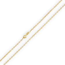 Ékszerkirály 14k arany nyaklánc, kétszínű Anker, 50 cm nyaklánc