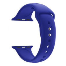 Ékszerkirály Apple watch óraszíj, szilikon, 38 mm, kék okosóra kellék