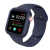 Ékszerkirály Apple watch óraszíj tokkal, szilikon, 44 mm, M, L, sötétkék