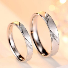 Ékszerkirály Ezüst karikagyűrű, férfi, 10-es méret gyűrű