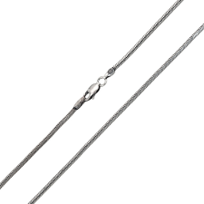 Ékszerkirály Ezüst nyaklánc, kígyó 60 cm uniszex nyaklánc