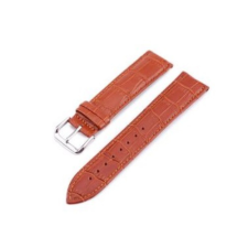 Ékszerkirály Óraszíj bőrből, állatmintás, 24 mm, világosbarna óraszíj