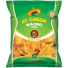  EL SABOR BIG NACHO CHIPS GLUTÉNMENTES JALAPENO 225 G gluténmentes termék