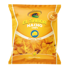 El Sabor big nacho chips gluténmentes sajtos 225 g csokoládé és édesség