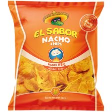 El sabor big nacho chips gluténmentes texas bbq 225 g előétel és snack