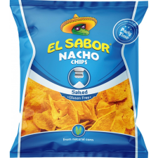El Sabor El sabor big nacho chips gluténmentes sós 225 g reform élelmiszer
