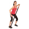  Elastiband fitnesz erősítő gumipánt erős, 8 db 10 cm hosszú szakaszból,15 kg erősségű fekete elaszti