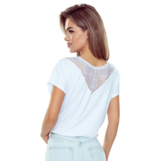 Eldar Miriam női póló csipkével, fehér M