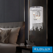 ELDLUX ELDILEN kristály üveg fali lámpa D250 E14×2 világítás