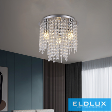 ELDLUX ELDILEN kristályüveg mennyezeti lámpa Ø270 E14×3 világítás