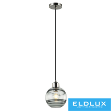 ELDLUX SMOKE függeszték E27 nikkel világítás