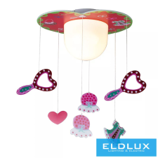 ELDLUX UFO mennyezeti lámpa E27 piros világítás