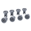 Electrolux /AEG / Zanussi 24 mm Görgő, felső kosár, szürke, (utángyártott) ELECTROLUX mosogatógép (8 db)