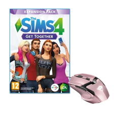 Electronic Arts The sims 4 get together pc játékszoftver + trust gxt 101p gav usb gamer pink egér csomag videójáték