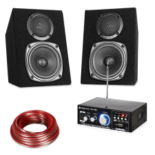 Electronic-Star HiFi Stereo Sound Set, erősítő és hangfal készlet, USB, SD, MP3 - 30 Watt erősítő