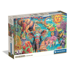 Elefánt Carnival 500 db-os Compact puzzle Clementoni puzzle, kirakós