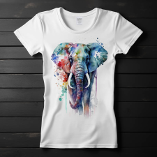  Elefánt póló (Női)(Színes) női póló