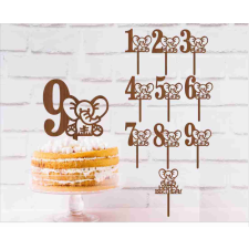 Elefánt tortadísz szülinap dekorációs kellék