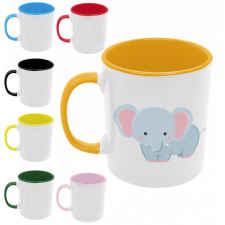  Elefántos - Színes Bögre Gyerekeknek (2 féle) bögrék, csészék