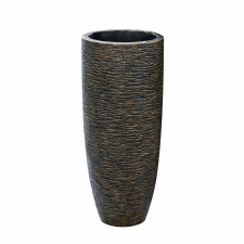  Elegáns bronz padlóváza- kaspó 35 x 76 cm dekoráció