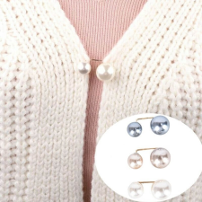 Elegáns dupla gyöngy bross bross