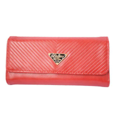  Elegáns női pénztárca, Pufo Luxury, 20 x 10 cm, piros