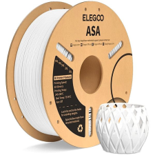 Elegoo ASA - 1,75mm, 1kg, Cardboard Spool, White nyomtató kellék