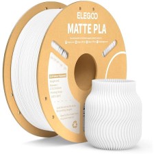 Elegoo PLA MATTE - 1,75mm, 1kg, Cardboard Spool, Matte White nyomtató kellék