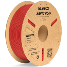 Elegoo RAPID PLA+ - 1,75mm, 1kg, Cardboard Spool, Red (ELEEG240431) nyomtató kellék