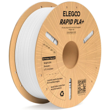 Elegoo RAPID PLA+ - 1,75mm, 1kg, Cardboard Spool, White (ELEEG240427) nyomtató kellék