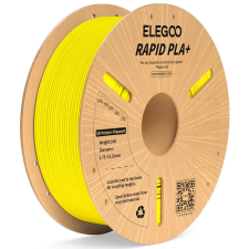 Elegoo RAPID PLA+ - 1,75mm, 1kg, Cardboard Spool, Yellow (ELEEG240430) nyomtató kellék