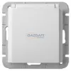 ELEKTRO-PLAST 1439-10 "Sentia" 2P+E, IP44, süllyesztett dugalj, fehér