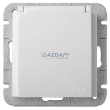 ELEKTRO-PLAST 1439-10 "Sentia" 2P+E, IP44, süllyesztett dugalj, fehér villanyszerelés