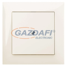 ELEKTRO-PLAST 1470-01 "Sentia" vakfedél, krém, kerettel villanyszerelés
