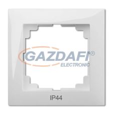 ELEKTRO-PLAST 1471-40 "Sentia" egyes keret, fehér, IP44, 250V, 10A villanyszerelés