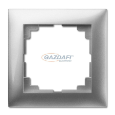ELEKTRO-PLAST 1471-56 "Sentia" egyes keret, ezüst, IP20, 250V, 10A villanyszerelés