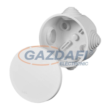 ELEKTRO-PLAST EP-0241-04 kötődoboz 4 kúpos kábelbevezetővel, 80x40mm, szürke, IP44 villanyszerelés
