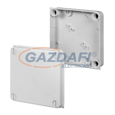 ELEKTRO-PLAST EP-0251-04 kötődoboz sima oldalfallal, 135x135x58mm, szürke, IP55 villanyszerelés