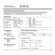  Elektróda bázikus EVB 50 2.0 mm 3.4 kg (13592) hegesztés