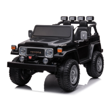  Elektromos autó Toyota Land Cruiser 4x100W 24V fekete elektromos járgány