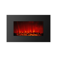  Elektromos fali kandalló - hősugárzó + LED - 91 x 15 x 56 cm kályha, kandalló