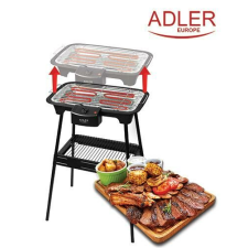 Elektromos grill állvánnyal - 2000W grillsütő