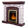  Elektromos kandalló Natali &amp; Gala arany, Art Flame, 1058x1100x300 mm, 2000 W, Termosztát, 5 fokozatú lángintenzitás, Időzítő