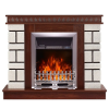  Elektromos kandalló Nazarii Mini &amp; Galileo Silver, Art Flame, 874x1080x245 mm, 2000 W, termosztát, 5 fokozatú lángintenzitás, időzítő