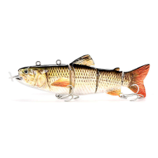  Elektromos önjáró horgászcsali, FishEdge, hossz, 9cm 20 gramm, sötét ezüst-zöld csali