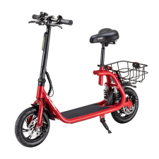 Elektromos Roller levehető üléssel, kosárral - Piros elektromos roller