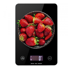 Elektronikus konyhai mérleg 5 kg-ig, üveg LCD konyhai mérleg
