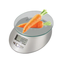 Elektronikus üveg konyhai mérleg 5kg / 1g időmérővel konyhai mérleg
