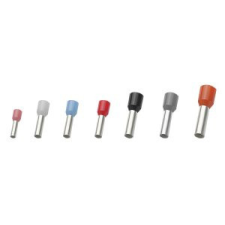 Elematic Érvéghüvely szigetelt, hosszú 6,0mm - fekete villanyszerelés